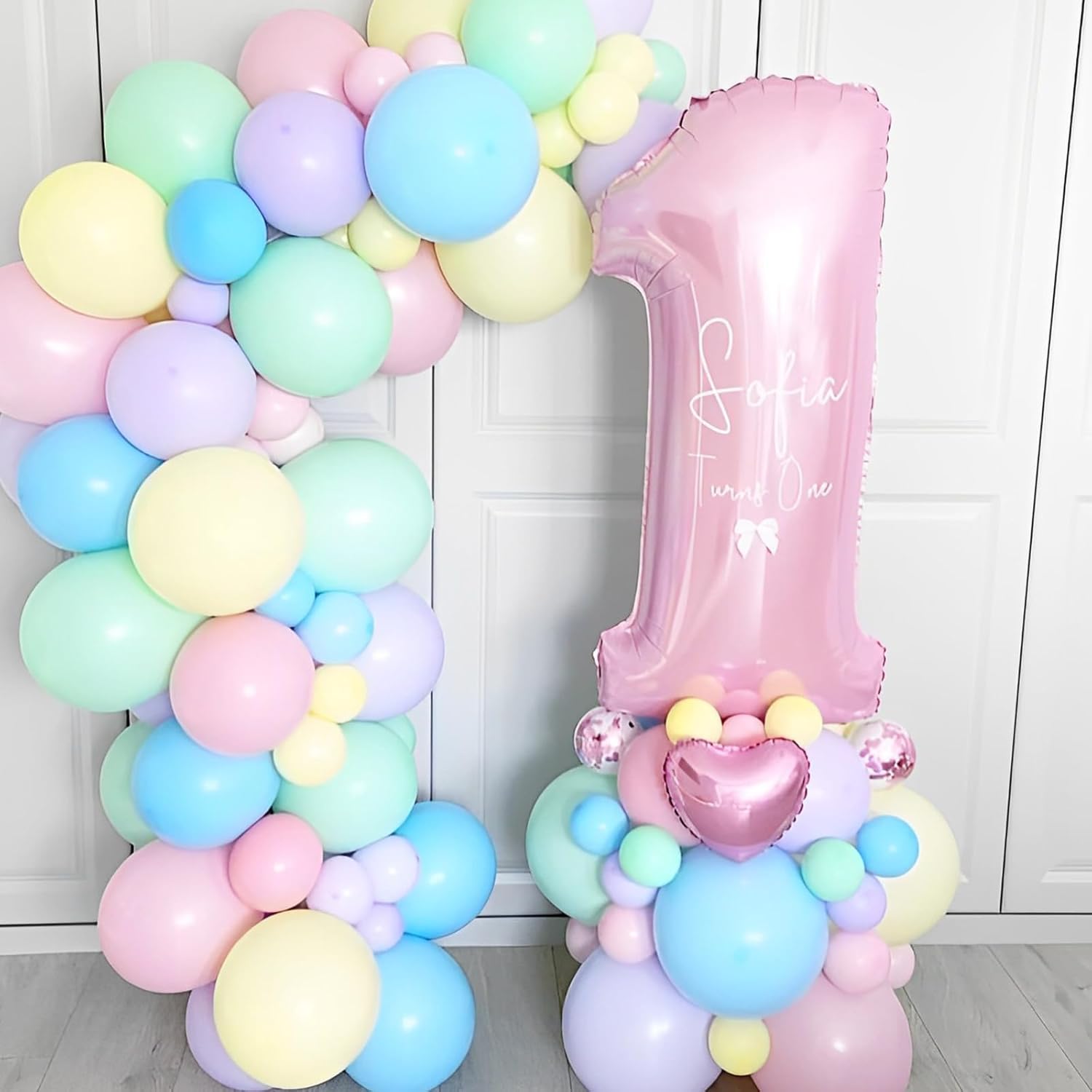 Voircoloria 110pcs Pastel Balloons - 12 Inch Macaron Latex for Weddings, Birthdays & Celebrations