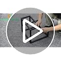 Heavy Duty 2-Step Stool, Non-Slip Wooden Step Stool for Adults and Kids