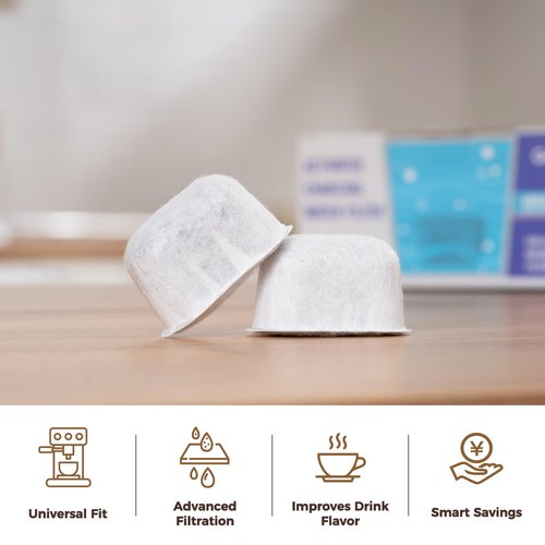 Premium 12-Pack Replacement Charcoal Water Filters for Keurig Coffee Machine