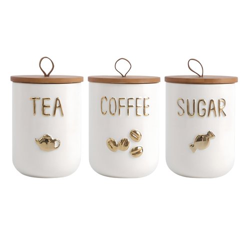 ALSKHEAS Ceramics Food Storage Jar Canister with Airtight Seal Lid, Simple Style Canisters Sets for Kitchen Counter, White Food Storage Jar for Coffee Sugar Tea (27.05oz/800ml)