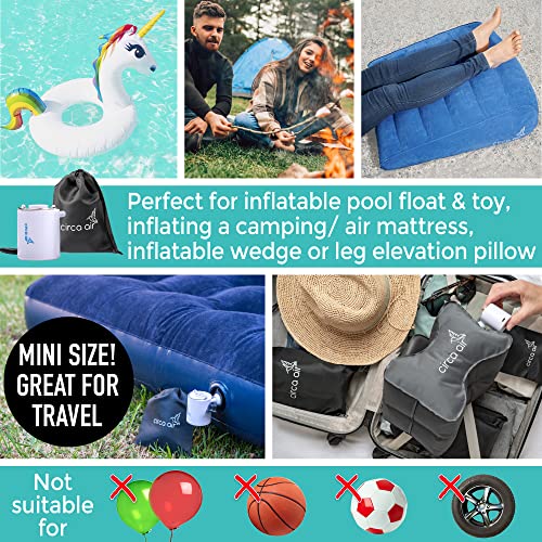 Mini Portable Air Pump for Inflatables - USB Rechargeable Inflator