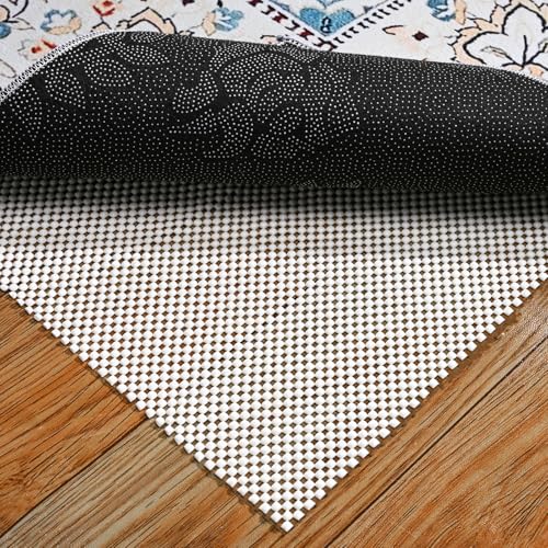 Non-Slip Rug Pad for Hardwood Floors - 8x10 FT Eco-Friendly Grip Mat