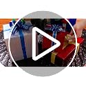 Navy Blue Christmas Tree Skirt 60 Inch Sequin Holiday Decor for Small Trees