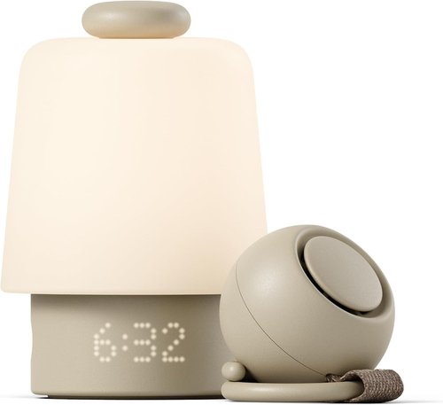 Hatch Baby Sleep Bundle - Home & Travel Sound Machines | Expert Sleep Support | Includes Hatch Baby & Portable Hatch Go (Greige)