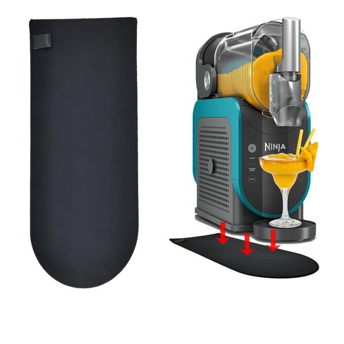 Sliding Pad Compatible with Ninja Slushie Machine FS301C/FS301/FS300, Non-Slip Mat & Smooth Move with Double-Sided Design Pad for Ninja Slushie Machine Accessories