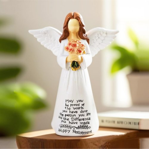 Angel Figurine by [Brand Name] - Thoughtful Retirement Gift for Women | Perfect for Coworkers & Farewell Parties