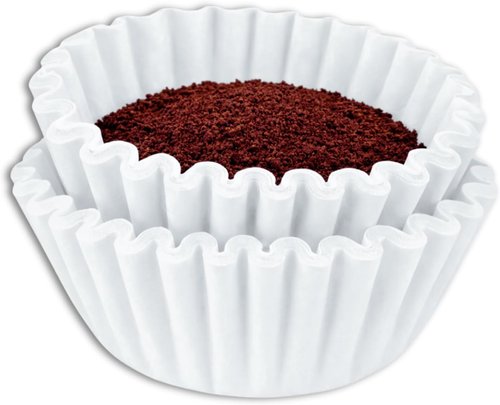 Coffee Filters - Regine Switzerland 100 Count Disposable Basket Filters | Fits 8-12 Cup Machines, 7.875 x 3.25 Inch