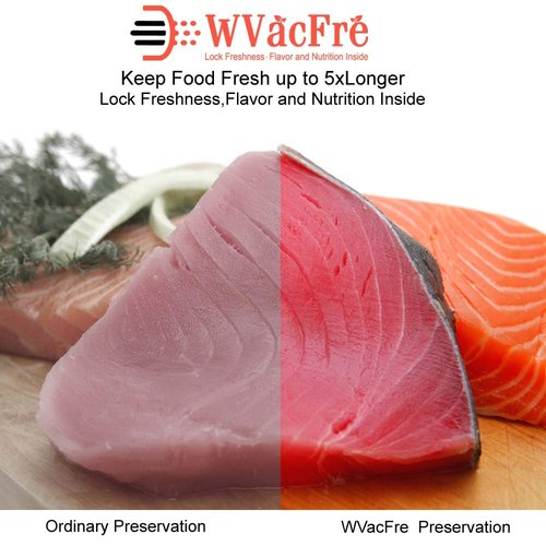 WVacFre 200 Gallon Size 11x16Inch 4mil Food Sealer Vacuum Sealer Bags with Commercial Grade,BPA Free,Heavy Duty,Great for Food Vac Storage or Sous Vide Cooking