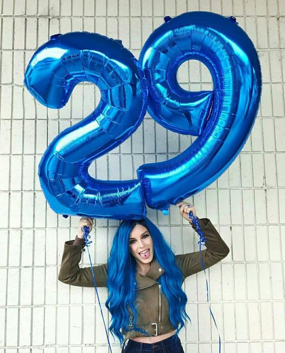 Number 19 Balloon by [Brand Name] - 40 Inch Navy Blue Birthday Decoration for 19th Party