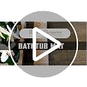 Extra Large Non-Slip Bathtub Mat, 36 x 17 Inch Soft Foam Tub Mat