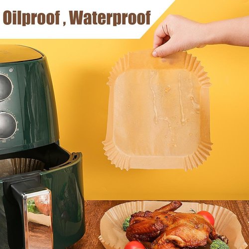 Air Fryer Liners | 130 Pcs Non-Stick 9.5 Inch Disposable Parchment Paper for 5-8 Qt Fryers