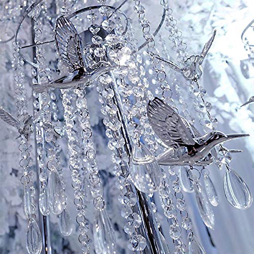 33ft K9 Crystal Glass Garland Strands - 14mm Clear Octagon Bead Chain