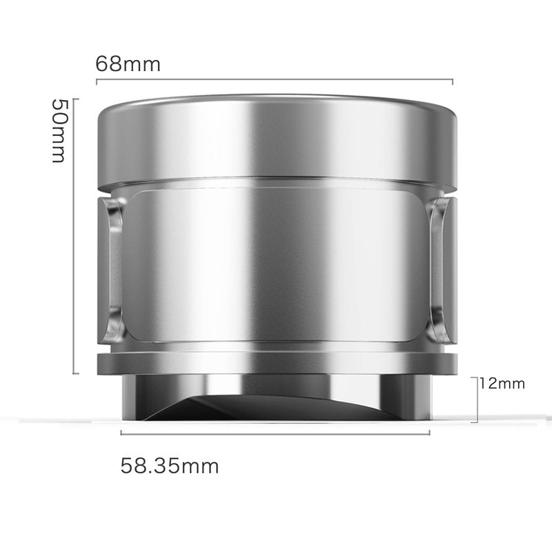 SSSKAAFEIS Coffee Distributor 58mm Gravity Adaptive Coffee Products，Espresso Distributor Leveler with Fits All Over 58MM ，Espresso distribution tool, Silver