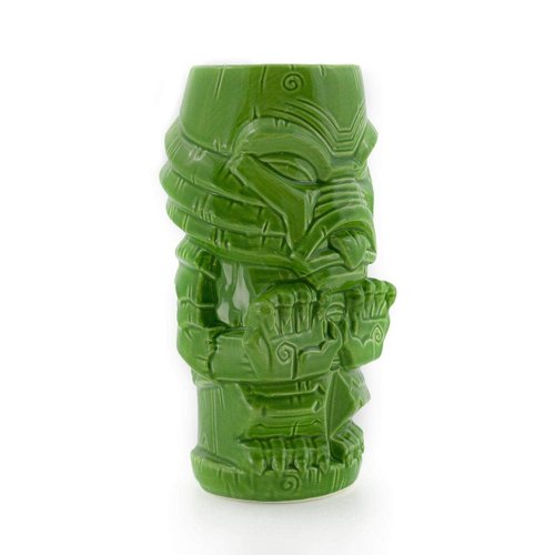 Geeki Tikis 18 ounce Ceramic Mug | Monsters Gill-Man | Lime Green