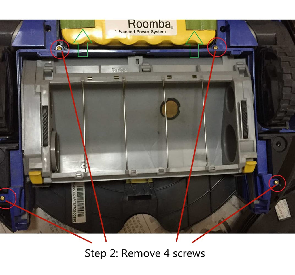 Enhanced Brush Assembly Cleaning Head Module Parts Replacement for Irobot Roomba 800/900 Series 860 861 870 880 890 960 961 980 (Cleaning Head Module for 800 900)