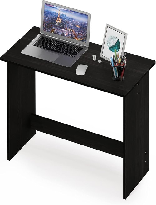 FURINNO Simplistic Study Table - Stylish Espresso Finish for Modern Workspaces
