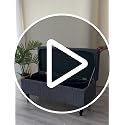 Rectangular Storage Ottoman Cover - Durable Slipcover with Elastic Bottom