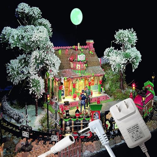 4.5V DC Power Adapter for Christmas Village Displays, 6-Way Splitter