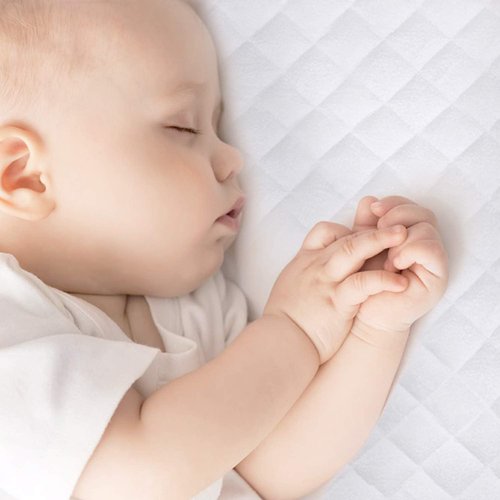 Jimglo Waterproof Bassinet Mattress Pad Cover - Ultra Soft & Breathable, 2 Pack for Easy Care