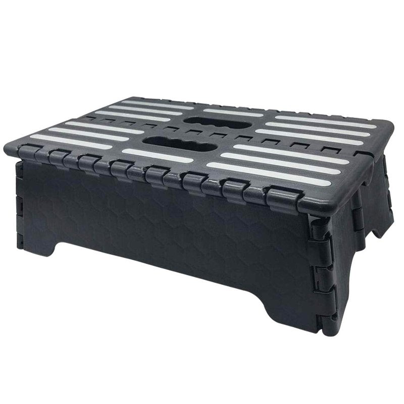 cakuuma Portable Folding Step Up Stool Car Height Boost Elder Adult Non-Slip Step Grips