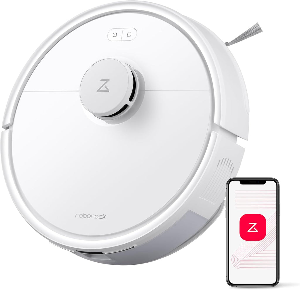 Roborock Q7 L5 Robot Vacuum & Mop Combo - 8,000Pa Suction, LiDAR Navigation, Self-Charging, White