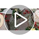 10pcs Mini Christmas Wreaths with Bows, 2.76-inch Dollhouse Hanging Decor