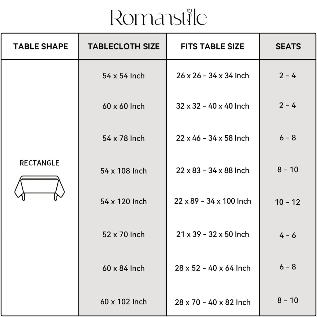 Romanstile Rectangle Vinyl Tablecloth, 100% Waterproof Buffalo Gingham Plastic Table Cloth, Heavy Duty Wipeable Checkered Table Covers for Outdoor, Camping, Picnic, Patio - 52 x 70, Light Blue