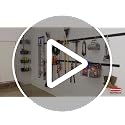 Heavy-Duty Multi-Purpose Garage Storage Hook 50 lbs Capacity Satin Nickel Wall Mount