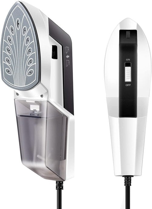 HOMETOP Handheld Clothes Steamer - 30-Second Fast Heat-Up, 1300W Portable Fabric Iron for Home & Travel