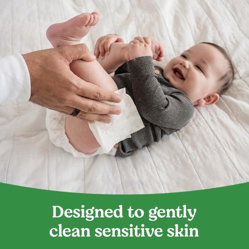 Huggies Natural Care Baby Wipes - Unscented & Hypoallergenic | 6 Flip-Top Packs (288 Wipes)