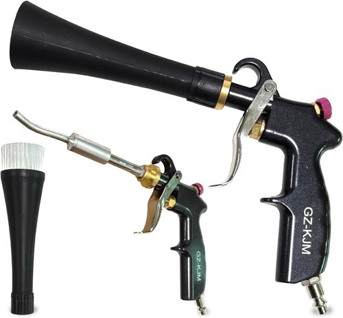 Air Blow Gun | High-Pressure Car Interior Cleaning Tool with Nozzle & Dusting Brush
