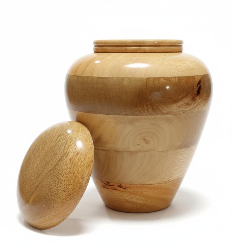 Handcrafted Wooden Urn for Adult Human Ashes with Velvet Bag Cremation Urns -Decorative Urns-Funeral Urns for Human Ashes-Elegant Cremation Urns-Medium Size up to 160 lbs