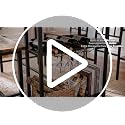 55-Inch Dining Table Set for 4 with Bench, Wine Rack & Storage Shelves