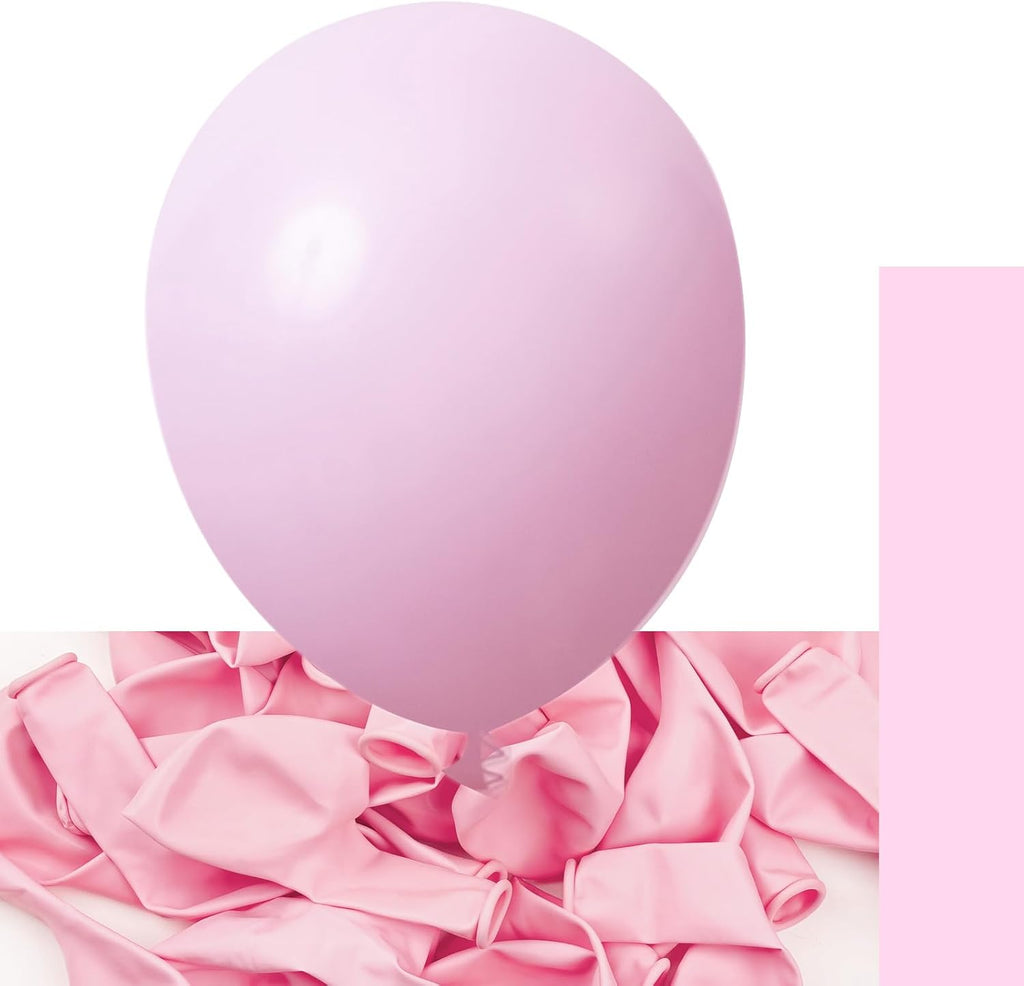 PartyWoo Baby Pink Balloons - 36 Inch Pastel Latex Helium Balloons for Baby Showers & Celebrations