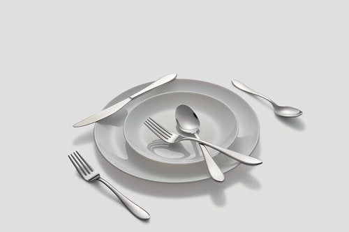 CAMBRIDGE Silversmiths Delia Mirror 20-Piece Flatware Set, Service for 4
