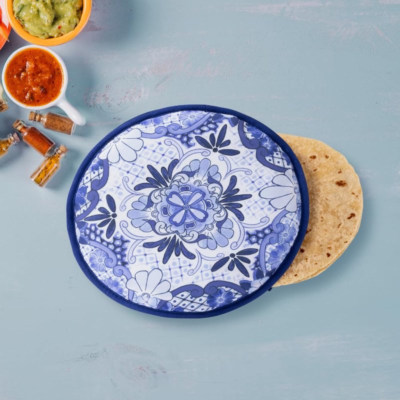 Prepara Tortilla Warmer Fabric And Silicone, Blue