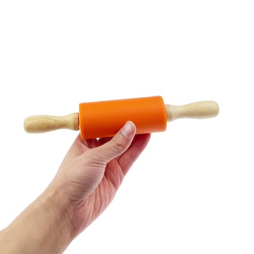 Zelerdo 12 Pack Mini Small Rolling Pin 9 Inch Kids Rolling Pin Wooden Handle for Home Kitchen