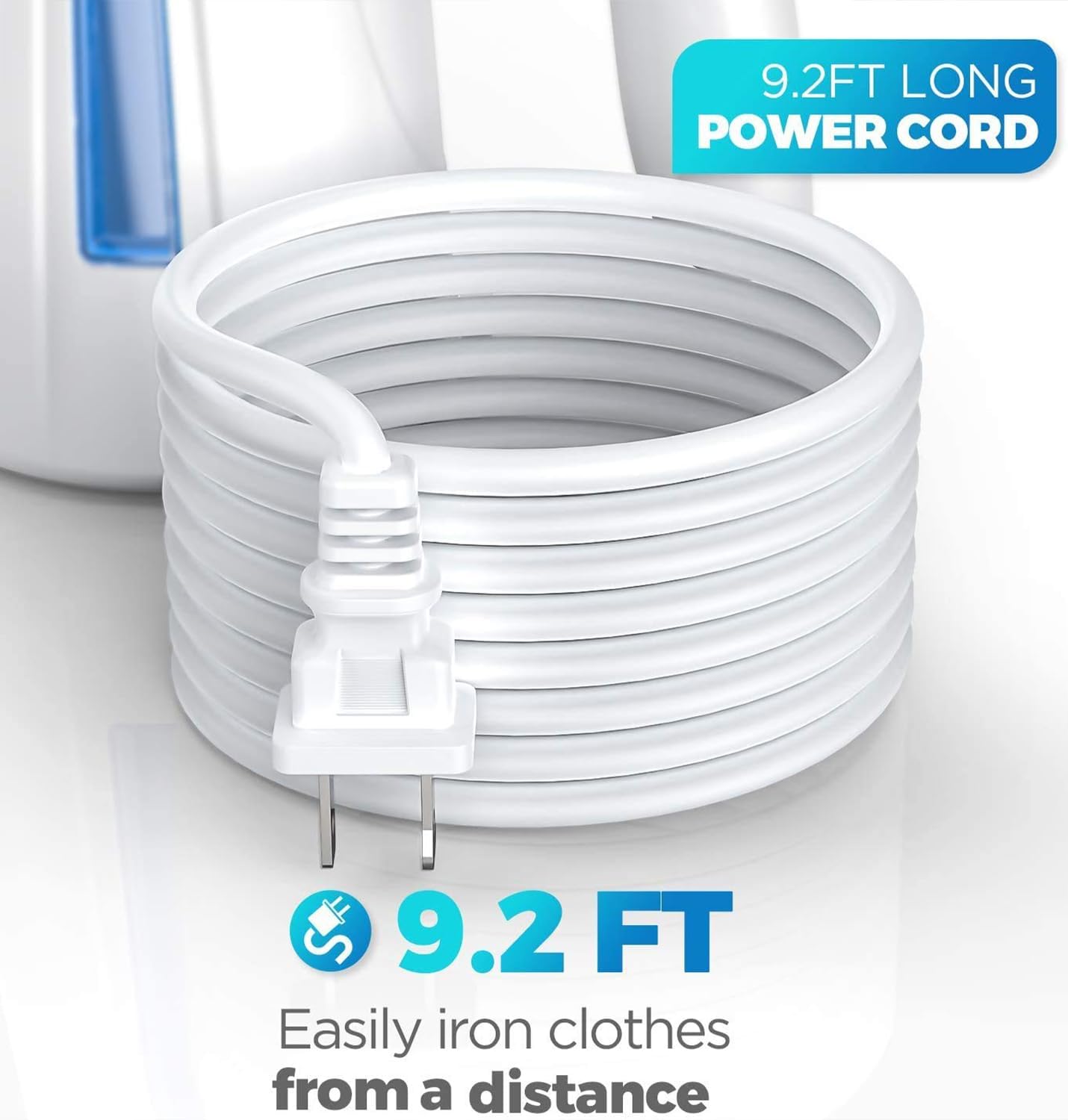 OGHom Handheld Clothing Steamer - 700W Portable Travel Steam Iron with 240ml Capacity (Blue)
