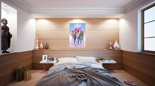 Huntrix K-Pop Demon Hunters Poster Set - 2 Unframed TV Show Movie Posters | 24" x 36" Each