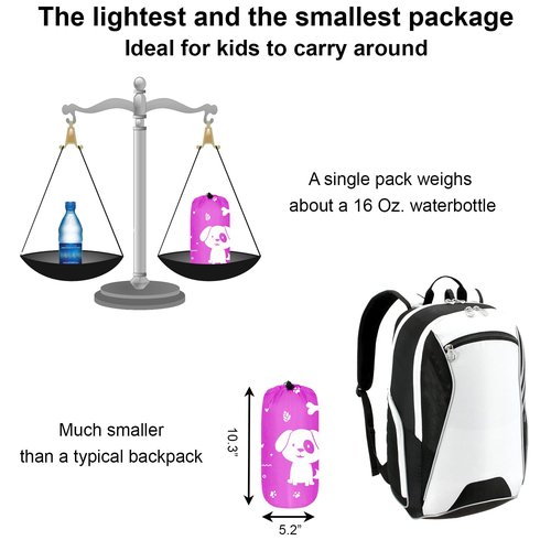 KidzAdventure Ultralight 3 Season Kids Sleeping Bag | 50F- 70F Indoor/Outdoor Sleeping Bag for Boys, Girls, Toddlers and Youth | Ultra Compact, Ideal for Camping and Sleepover