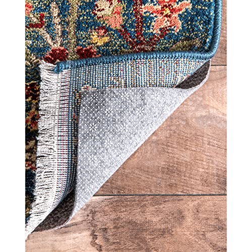 Non-Slip Area Rug Pad for Hardwood Floors - 4' x 6' Grey Cushioning Pad