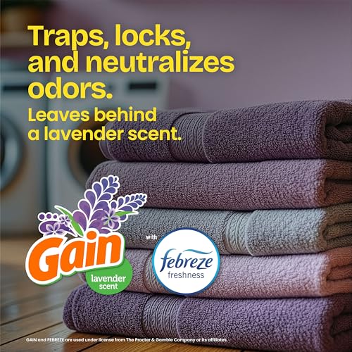 13 Gallon Tall Kitchen Trash Bags, Gain Lavender Scent, Drawstring - 110 Count