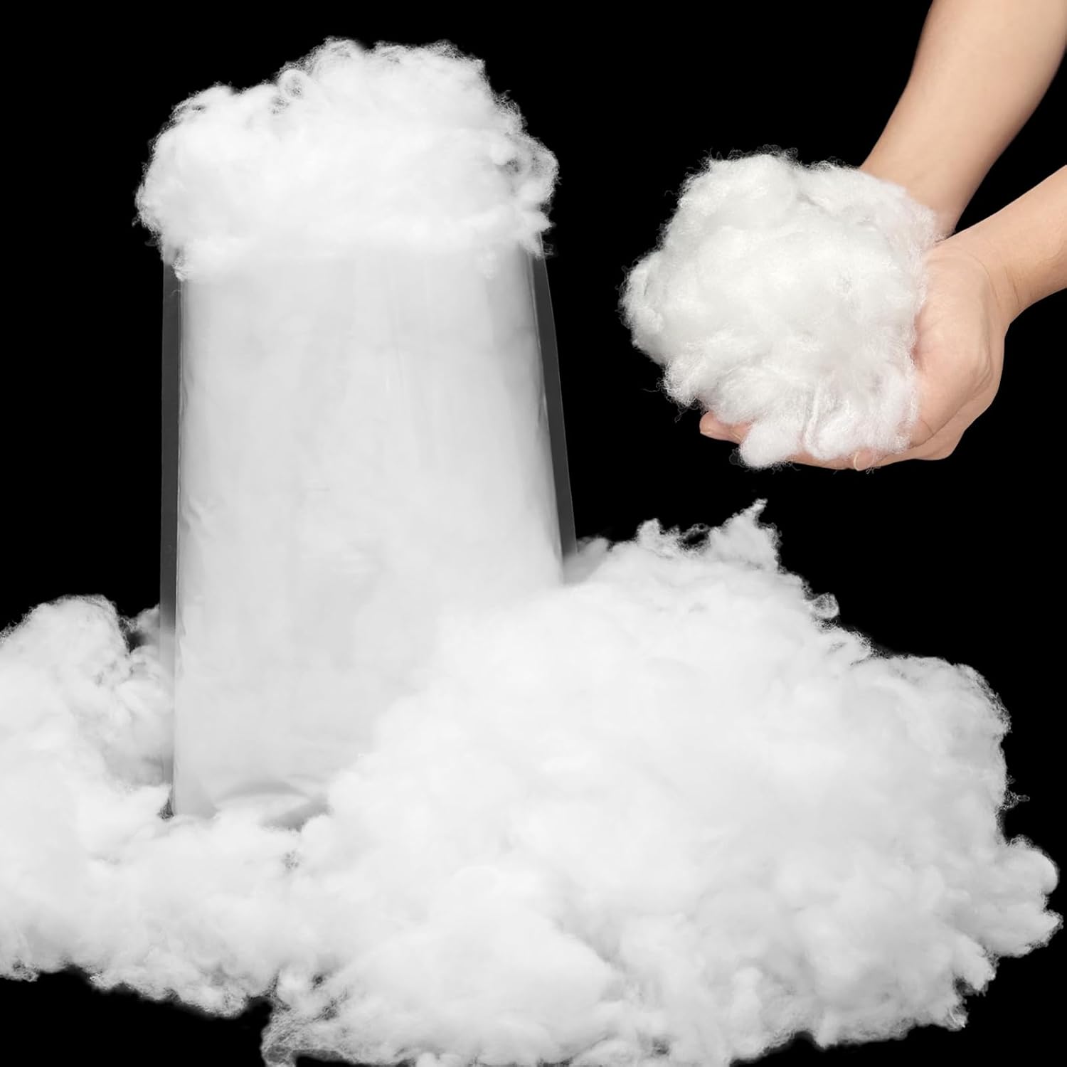 Skiennix Christmas Fake Snow Decor - Fluffy Artificial Snow for Indoor Winter Wonderland | 35.3 OZ
