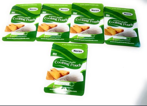 Norax Farm Multipurpose Cooking Pouch Pack of 100-Easy-to-Use for Moi Moi, Ogi, Agidi, Eko & Ofada, Green and White