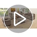 4-Piece Corduroy Living Room Sofa Set with Ottoman, Loveseat and Couch