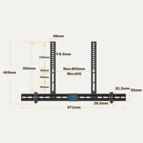 Mounting Dream TV Wall Mount - Swivel & Tilt for 32-65 Inch TVs | Includes Soundbar Bracket MD5425