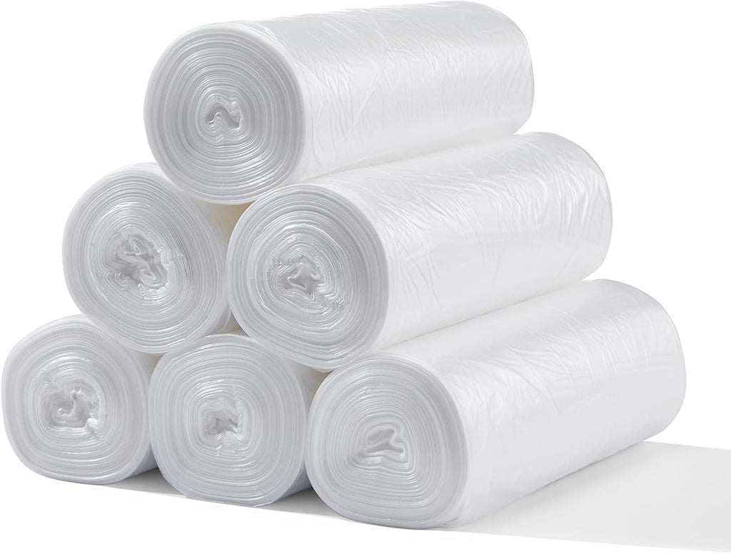 TYPLASTICS Trash Can Liner - 1000 Count Perforated Garbage Bags for 7-10 Gallon Bins | Ideal for Home & Office