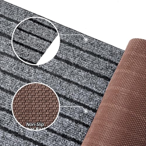 2ft x 6ft Waterproof Outdoor Runner Rug, Non-Slip Rubber Backing Carpet