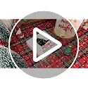 Meowy Christmas Cat Sign - Wheatwin Wooden Box Decor, 5x5 inches, Merry Christmas
