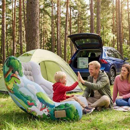 Inflatable Sensory Rocking Chair for Kids with Rechargeable Air Pump